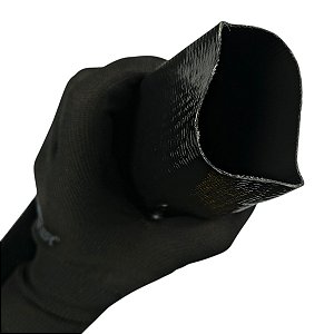 Mangueira Flat Preta Achatada 2 Polegadas Irrigação Borrachas Londrina - 1 Metro