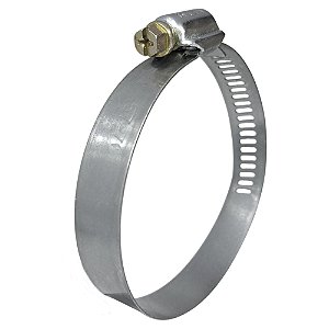 Abraçadeira Aço Carbono Rosca Sem Fim 57X76 - 14MM - 1 UND Borrachas Londrina