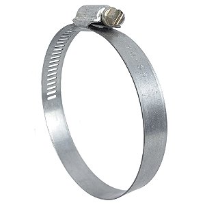 Abraçadeira Aço Galvanizado Rosca Sem Fim 70X89 - 14MM - 1 UND Borrachas Londrina