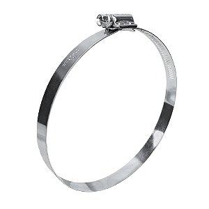 Abraçadeira Aço Galvanizado Rosca Sem Fim 127X146 - 14MM - 1 UND Borrachas Londrina