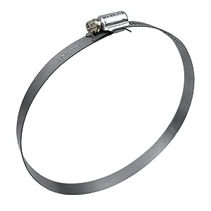 Abraçadeira Aço Carbono Rosca Sem Fim 140X159 - 14MM - 1 UND Borrachas Londrina