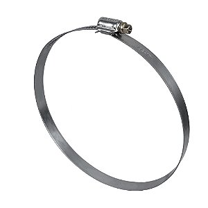 Abraçadeira Aço Galvanizado Rosca Sem Fim 152X171 - 14MM - 1 UND Borrachas Londrina