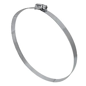 Abraçadeira Aço Galvanizado Rosca Sem Fim 197X216 - 14MM - 1 UND Borrachas Londrina