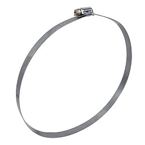 Abraçadeira Aço Carbono Rosca Sem Fim 203X222 - 14MM - 1 UND Borrachas Londrina