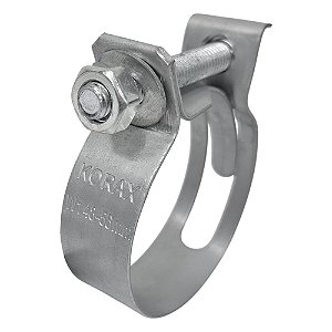 Abraçadeira Tipo Mangote Aço Galvanizado 48 X 56 MM Larg. 20 MM - 1 Unidade Borrachas Londrina