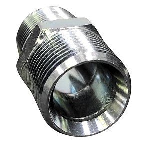 Adaptador Niple Reto Macho Fixo 1 X 1 Pol Npt - 1 Unidade