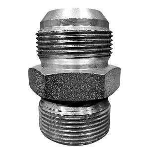 Adaptador Hidráulico 1.5/8" JIC x 1.5/8" ORING Macho