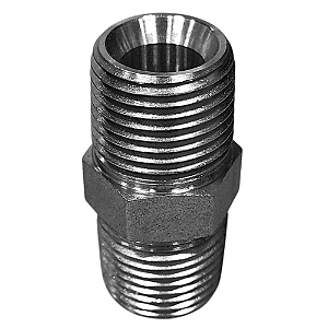Adaptador Hidráulico 1/2" NPT x 1/2" NPT Macho Alta Pressão