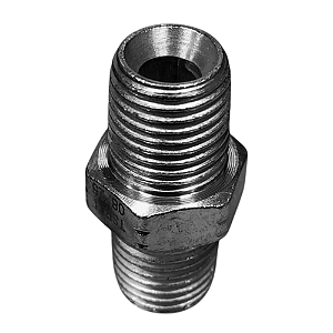 Adaptador Hidráulico 1/4" NPT x 1/4" NPT Macho Alta Pressão