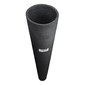Tubo Reto Industrial Água e Ar EPDM 4" x 1000 mm – 1 Unidade Borrachas Londrina