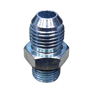 Adaptador Hidráulico 9/16 JIC x 1/2 ORING Macho Alta Pressão