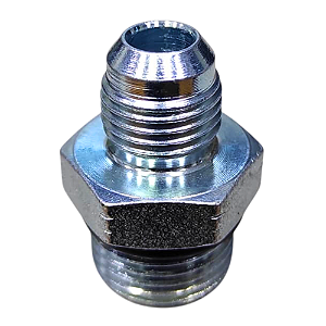 Adaptador Hidráulico 9/16" JIC x 3/4" ORING Aço Alta Pressão