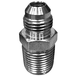 Adaptador Hidráulico 9/16" JIC x 3/8" NPT Macho Alta Pressão