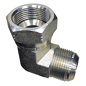 Adaptador Hidráulico 90° 1.5/16 JIC Macho x 1.5/16 JIC Fêmea