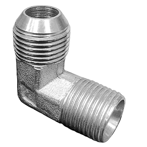 Adaptador Hidráulico 90° 7/8" JIC Macho x 1/2" NPT Macho