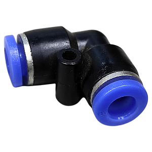 União Pneumático Cotovelo 90° 6mm x 6mm Fêmea para Conexão