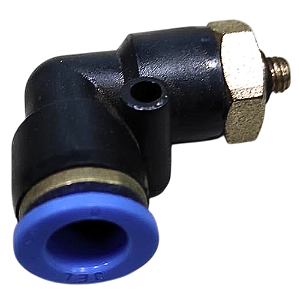 União Pneumático Cotovelo 90° 8mm x M5 para Conexões