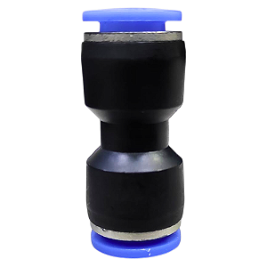 União Emenda Pneumática Reta 10mm X 10mm Para Conexão