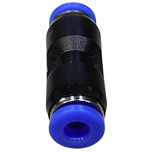 União Emenda Pneumática Reta 4mm X 4mm Conexão Adaptador