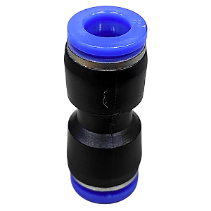 União Emenda Pneumática Reta 8mm X 8mm Conexão Adaptador