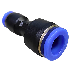 Conexão União Emenda Redutora 10mm X 6mm Pneumática