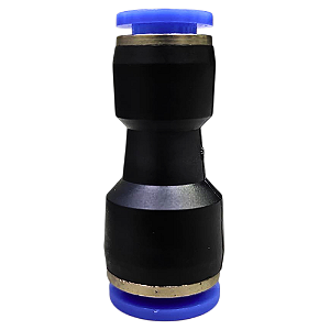 Conexão União Emenda Redutora 10mm X 8mm Pneumática