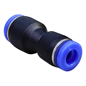 Conexão União Emenda Redutora 8mm X 6mm Pneumática