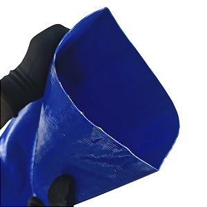 Mangueira Flat Azul 6 Polegadas PVC Pesada Reforçada Borrachas Londrina