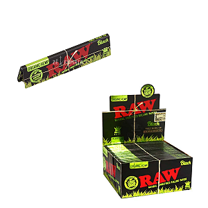 Seda King Size Slim Black Organic - RAW