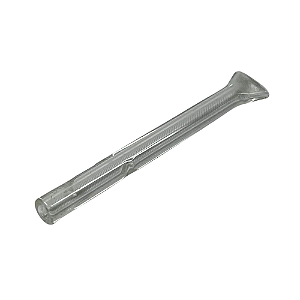 Piteira de Vidro 5cm Bucal Flat - 4mm