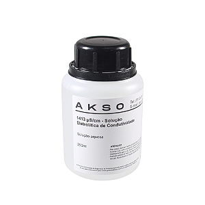 AK4523 - Solução de Condutividade 1413 Us/Cm (250mL)