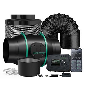 Kit iFresh 6" 150mm com Exaustor de Duto, Filtro de Carvão e iControl - Mars Hydro