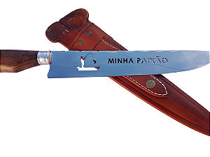 Faca Artesanal Pescaria - Minha Paixão