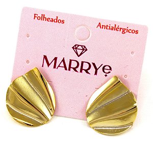 Brinco Folheado Gota Orgânico