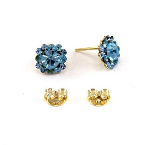 Brinco Cristal Quadrado P