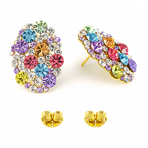 Brinco Cristal Texturizado G