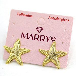 Brinco Folheado Estrela do Mar