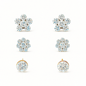 Brinco Cristal TRIO 01