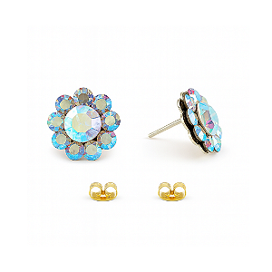 Brinco Cristal Flor P