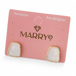 Brinco Semijoia Madripérola M