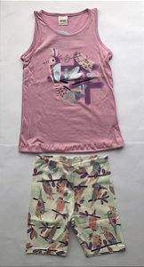 Conjunto Feminino Infantil - Estampa Sweet Bird - Elian - 231695