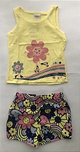 Conjunto Feminino Infantil - Flores - Elian - 231940