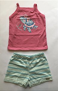 Conjunto Fem Infantil Meia Malha e Moletinho - Kely Kety - 43356