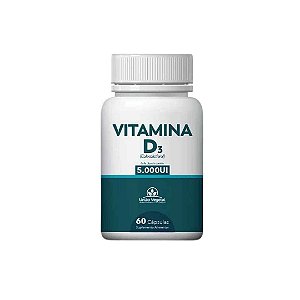 Vitamina D3 5000UI 60caps | UNIÃO VEGETAL