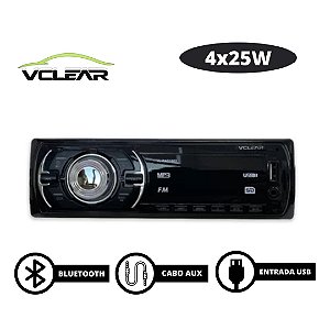 SOM AUTOMOTIVO USB/BT 4x25W - VCLEAR