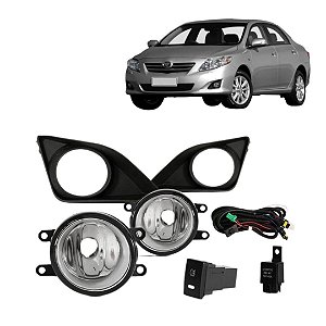 KIT FAROL AUX COROLLA 08/11 C/MOLD PTO BT/ORG