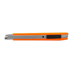 ESTILETE 9MM PLASTICO LARANJA - EXPEX
