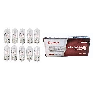 LAMPADA COMUM T10 PINGO ESMAGADO 2821 C/10 - CINOY