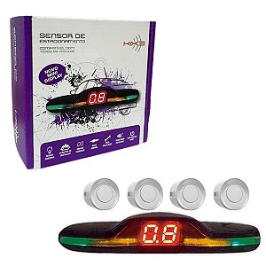 SENSOR DE ESTACIONAMENTO BRANCO - KX3 MINI