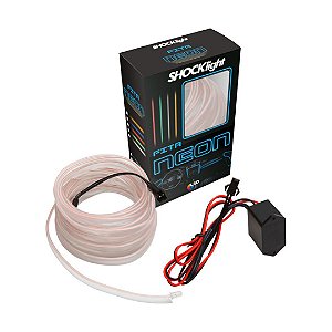 FITA NEON BRANCA 1 METRO - SHOCKLIGHT  SL-FTBC-1